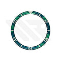 Resin Flat Bezel Insert for SKX/SRPD Seiko Mod: Camouflage Green-Silver