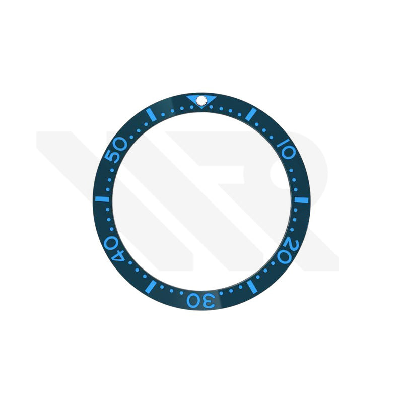 Seiko Style Diver Ceramic Flat Bezel Insert for SKX / SRPD - Navy-Blue