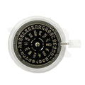 Seiko (SII) NH36A Automatikwerk (Schwarzgold / Kanji 3 Uhr)
