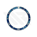 Resin Flat Bezel Insert for SKX/SRPD Seiko Mod: Camouflage Blue-Silver
