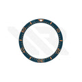 Seiko Style Diver Ceramic Flat Bezel Insert for SKX / SRPD - Navy-Orange