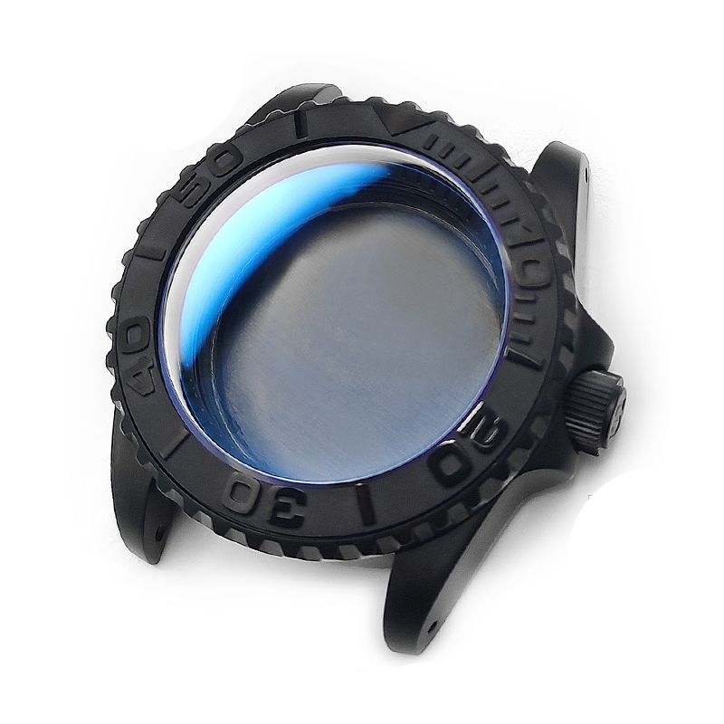 YM Oyster Style Sandblasted Case Set for Seiko SKX / SRPD Mod: Black