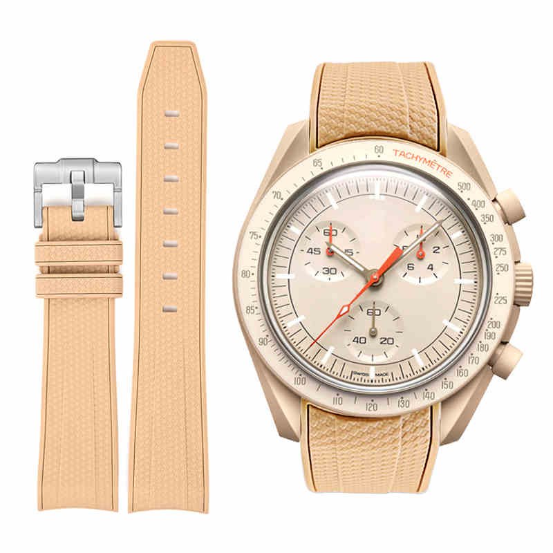 Rubber Strap Compatible with Omega x Swatch MoonSwatch