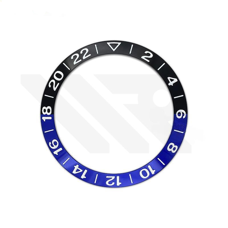 GMT Aluminium Sloped Bezel Insert for SKX/SRPD Seiko Mod - Batman