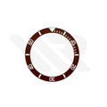 SUB Style Ceramic Sloped Bezel Insert for SKX/SRPD: Brown/White