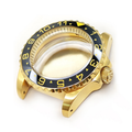 GMT Oyster Style Brushed Case Set for Seiko SKX / SRPD Mod: Gold