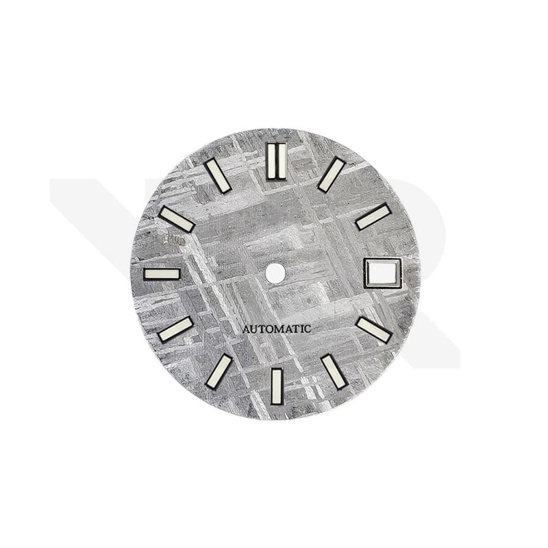 Graues Meteoriten-Zifferblatt für Seiko Mod - DJ-Stil