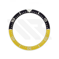 SKX007 Aluminium Flat Bezel Insert for SKX/SRPD - Black/Yellow