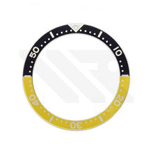 Load image into Gallery viewer, SKX007 Aluminium Flat Bezel Insert for SKX/SRPD - Black/Yellow
