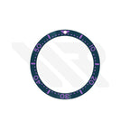 Seiko Style Diver Ceramic Flat Bezel Insert for SKX / SRPD - Navy-Purple