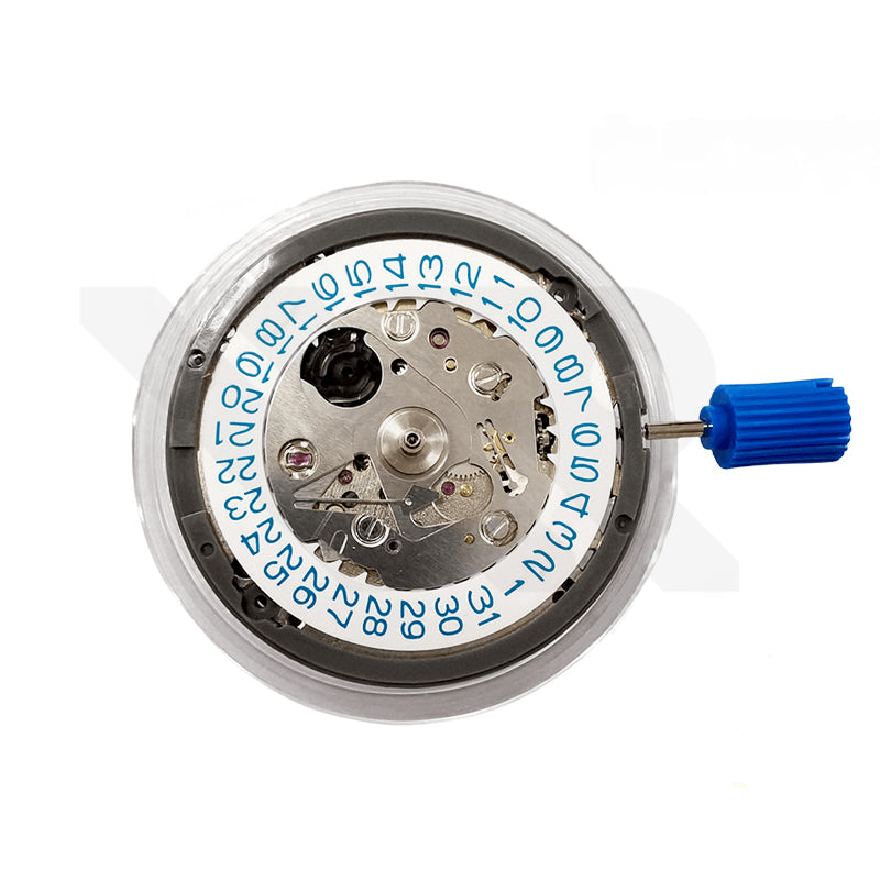 Seiko (SII) NH35A Automatic Movement (White / Blue 3o'clock)