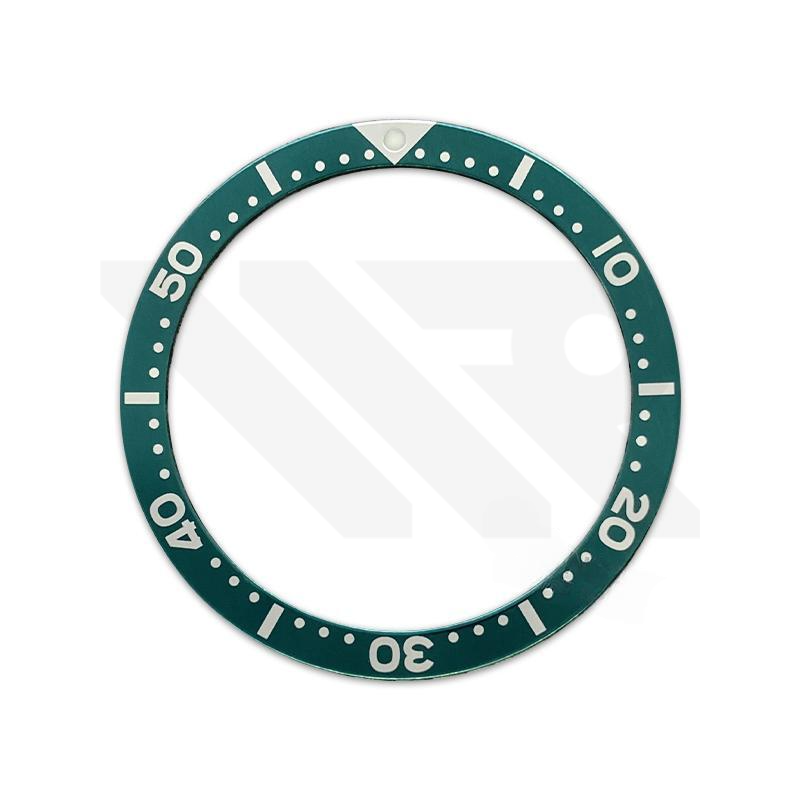 SKX007 Aluminium Flat Bezel Insert for SKX/SRPD - Coral Green