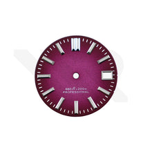 Load image into Gallery viewer, Frosted Finishing Dial for Seiko Mod: GS Style Fume Gradient Purple
