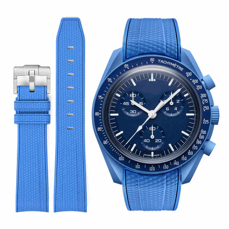 Rubber Strap Compatible with Omega x Swatch MoonSwatch