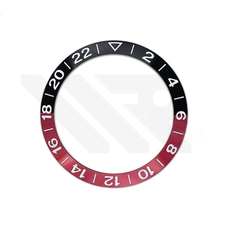 GMT Aluminium Sloped Bezel Insert for SKX/SRPD Seiko Mod - Cola