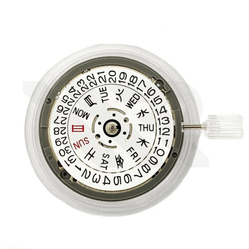 Seiko (SII) NH36A Automatic Movement (White / Kanji 3.18o'clock)