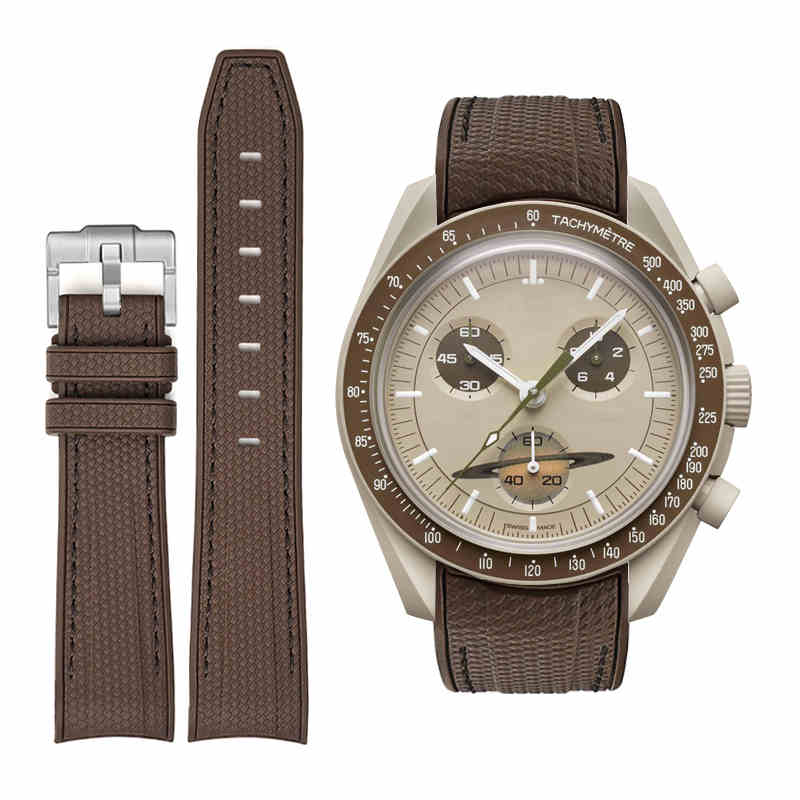 Rubber Strap Compatible with Omega x Swatch MoonSwatch