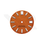 Zifferblatt mit mattierter Oberfläche für Seiko Modell: GS Style Fume Burnt Orange
