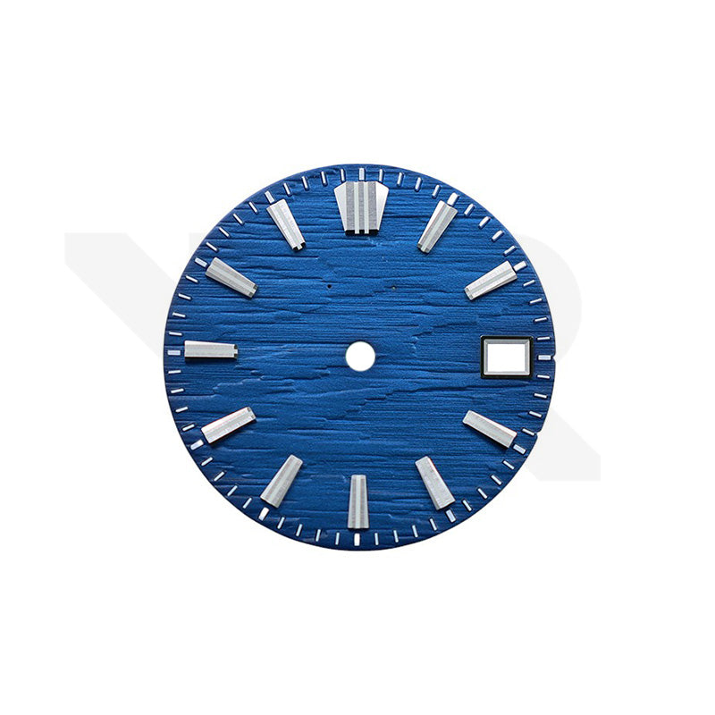 GS White Birch Style Navy Blue Dial for Seiko Mod: Silver GS Style Indices