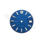 GS White Birch Style Navy Blue Dial for Seiko Mod: Silver GS Style Indices