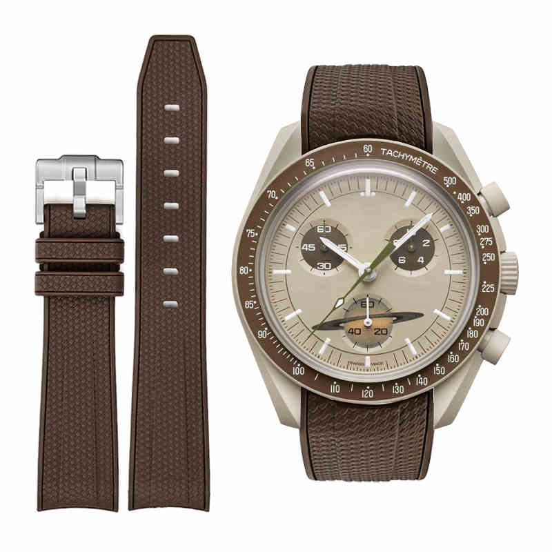 Rubber Strap Compatible with Omega x Swatch MoonSwatch