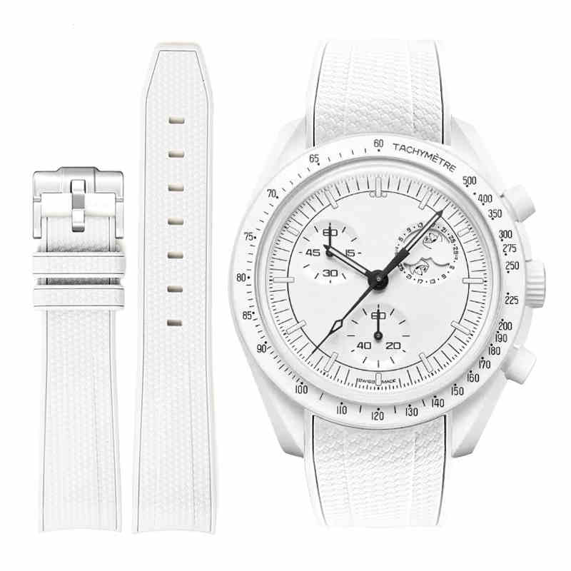 Rubber Strap Compatible with Omega x Swatch MoonSwatch
