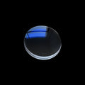 Grooved Double Domed Sapphire Crystal for SKX007 / SKX009 (Blue AR Coating)