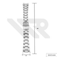 Load image into Gallery viewer, Solid End Links Oyster Bracelet for SKX/SRPD/MDV - Silver
