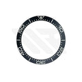 Replacement Aluminium Bezel Insert Compatible with Omega SM300 42mm : Black No-Date Style