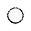 Replacement Aluminium Bezel Insert Compatible with Omega Seamaster Planet Ocean SM600 45.5mm : Black
