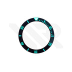 Full Luminous Ceramic Bezel Insert for Seiko 5 Sea Urchin SNZF17 , SNZF15 - Black