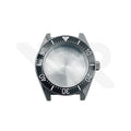 62MAS Gehäuseset für Seiko Mod: Seiko-Style schwarze Keramiklünette