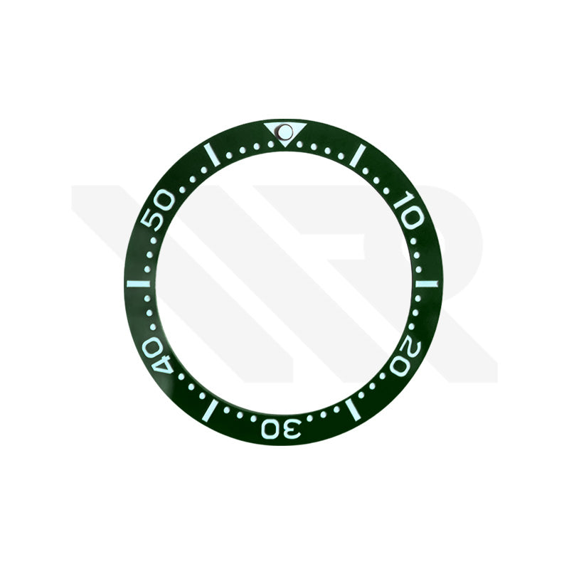 Ceramic Full Luminous Bezel Inserts Compatible with Seiko Prospex MM200 SPB185 , SPB187 , SPB207 , SPB240 , SPB255 , SPB299 : Green