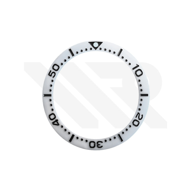 Ceramic Bezel Inserts Compatible with Seiko Prospex MM200 SPB185 , SPB187 , SPB207 , SPB240 , SPB255 , SPB299 : White