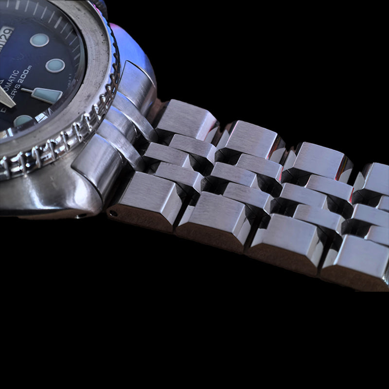 Tank Jubilee Bracelet for Seiko Turtle SRP773 SRP775 SRP777 SRP779 SRPA21 PADI - Stainless Steel