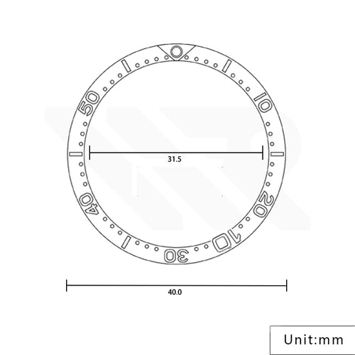 Aluminium Bezel Insert for Seiko Prospex Sumo SBDC001 / SBDC003 / SBDC031 / SBDC033 - Yellow