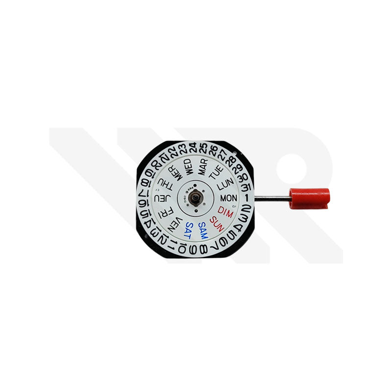 Seiko Calibre 7N36C Quartz Watch Movement – 3-Hand Day-Date