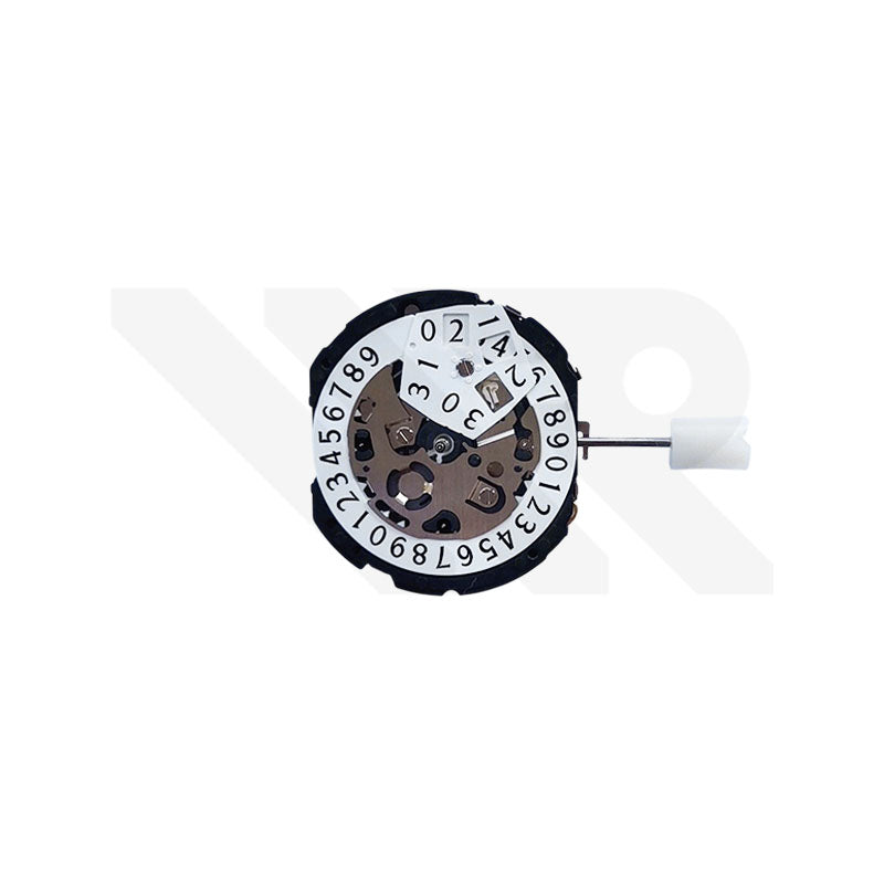 Seiko Calibre 7T04A Quartz Chronograph Watch Movement with Big Date
