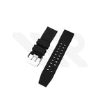 Silicone Diver Strap Compatible with Luminox Watches (Black)