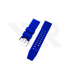 Silicone Diver Strap Compatible with Luminox Watches (Blue)