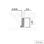 Seiko SKX013 / SKX015 / SKX017 Crystal Gasket (Black)