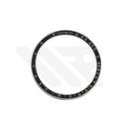 Replacement Aluminium Bezel Insert Compatible with Omega Speedmaster Moon Watch 42mm : Black