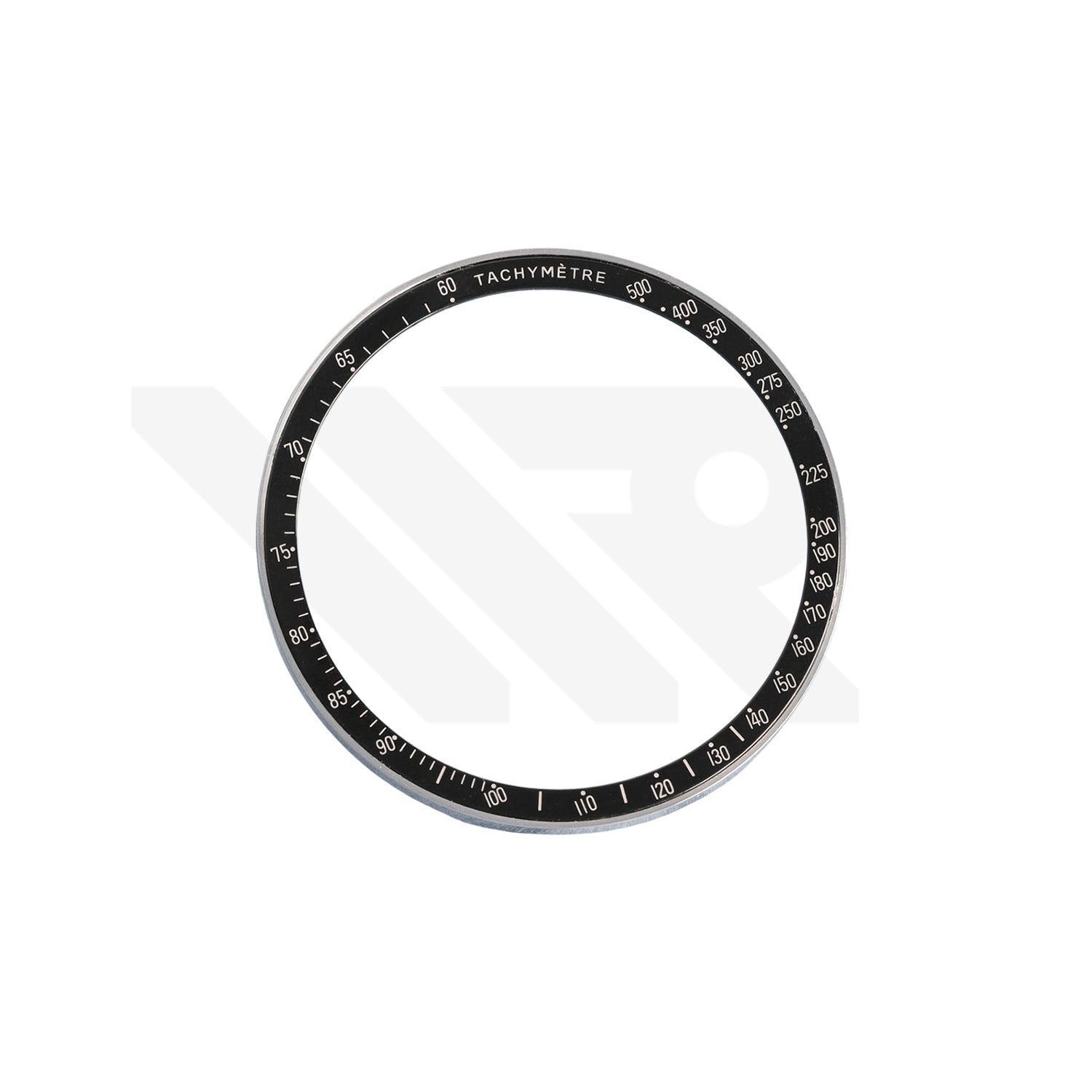 Replacement Aluminium Bezel Insert Compatible with Omega Speedmaster Moon Watch 42mm : Black