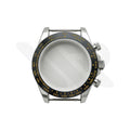 Stainless Steel Seikona Case Set for Daytona Seiko Mod: Black Ceramic Bezel Gold Index