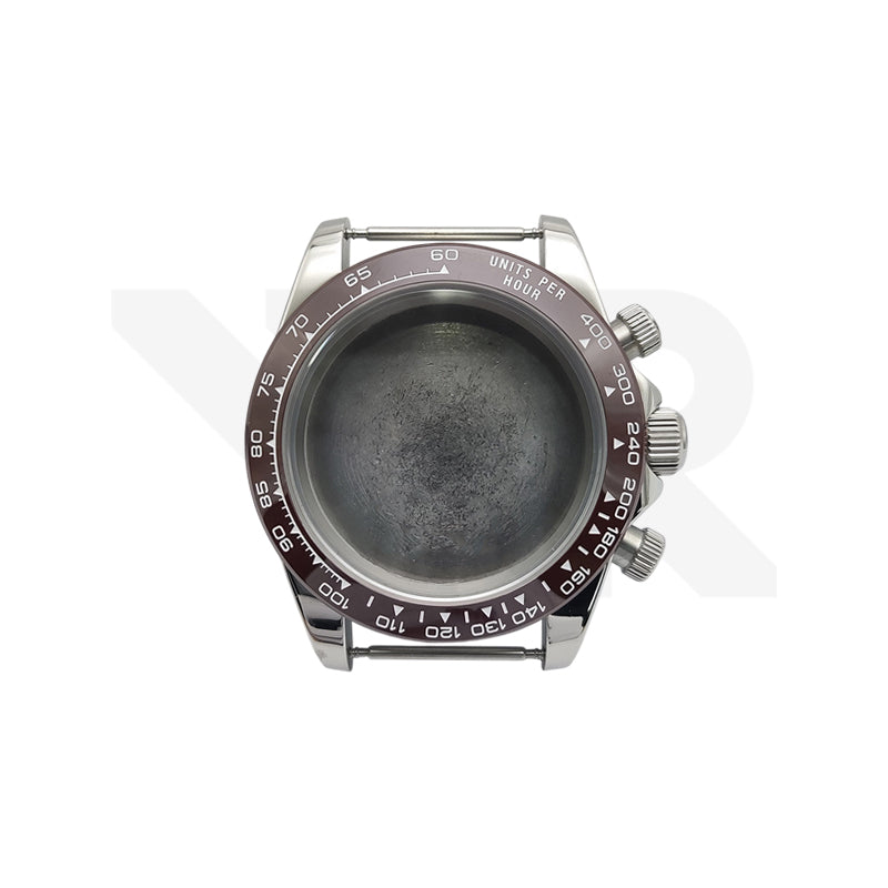 Stainless Steel Seikona Case Set for Daytona Seiko Mod: Brown Ceramic ...