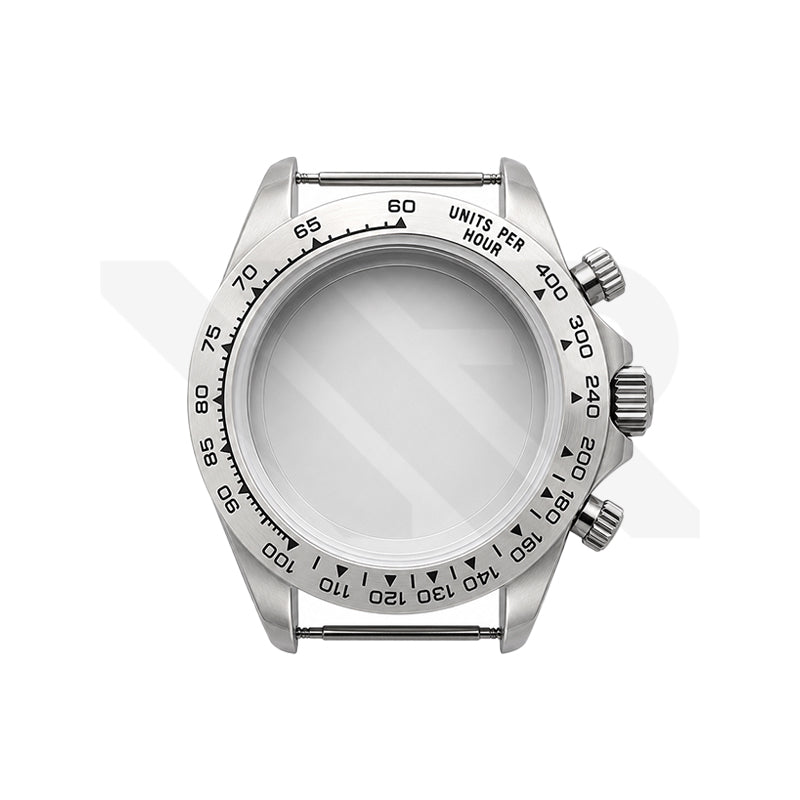 Stainless Steel Seikona Case Set for Daytona Seiko Mod: Stainless Steel Bezel