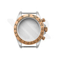 Stainless Steel Seikona Case Set for Daytona Seiko Mod: Stainless Steel Bezel Two-Tone Rose Gold