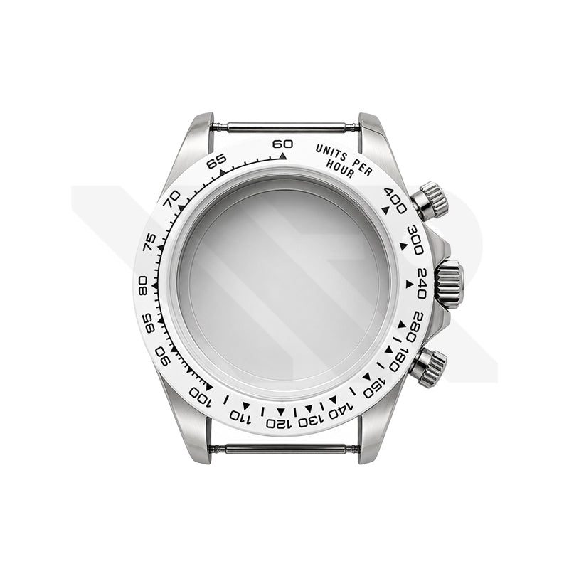 62MAS Gehäuseset für Seiko Mod: Seiko-Style schwarze Keramiklünette
