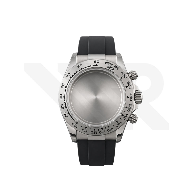 62MAS Gehäuseset für Seiko Mod: Seiko-Style schwarze Keramiklünette