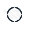Replacement Aluminium Bezel Ring Compatible with Breitling Superocean Heritage 42mm A1732124 : Black